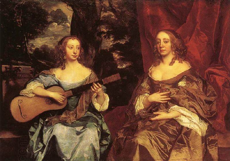 Sir Peter Lely Two Ladies of the Lake Family China oil painting art